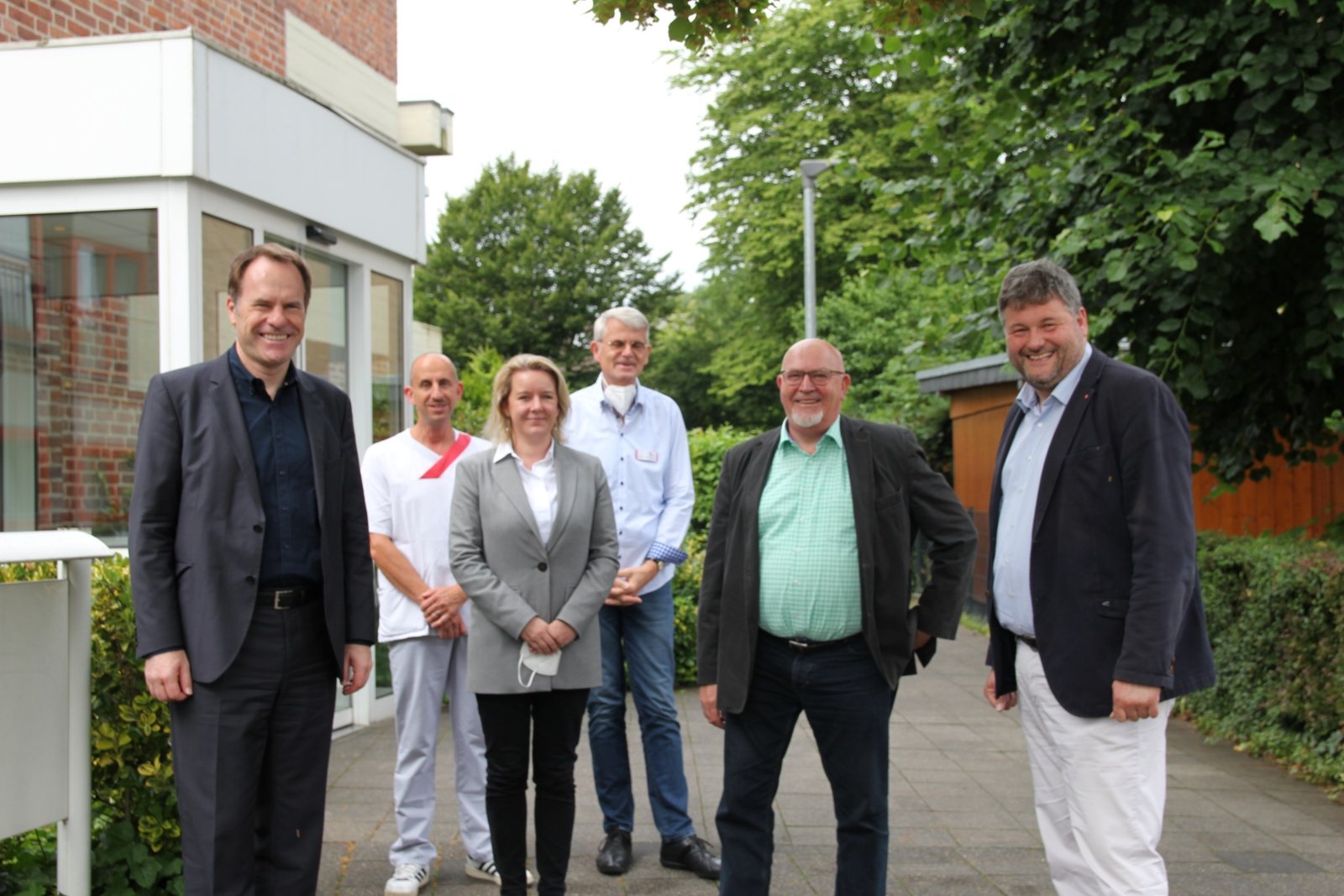 Oberbürgermeister Dr. Keller zu Gast im Caritas-Hospiz